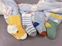 贝比婴儿袜子冬季加厚珊瑚绒袜新生儿宝宝中筒袜秋冬儿童加绒袜 实拍图