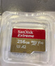 闪迪（SanDisk）256GB TF(MicroSD)内存卡 4K极速金卡A2 V30 U3行车记录仪 运动相机无人机 监控存储卡 读190MB/s 实拍图