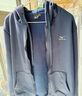 美津浓MIZUNO户外休闲卫衣男春秋冬季连帽开衫加绒加厚外套男纯色宽松 实拍图