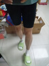 361°瑜伽裤女薄款骑行裤外穿打底运动提臀显瘦短五分健身鲨鱼短裤 黑色 L 实拍图