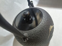 山本堂高端铁壶日本茶具原装进口煮茶器茶壶镶嵌银壶铸铁茶壶铁壶煮茶炉 富士山-素炉套装 实拍图