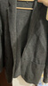 优衣库合作款/男装女装针织茄克/外套夹克西装25秋冬新款480812 08 深灰色 M /170/92A 实拍图