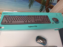 罗技（Logitech）MK275 键鼠套装 无线键鼠套装 办公键鼠套装 全尺寸 商务键鼠套装 带无线2.4G接收器 黑蓝色 实拍图