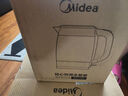 美的（Midea）电水壶热水壶电热水壶高硼硅玻璃1.7L大容量1800W透明暖水壶自动断电MK-SHJ1722 实拍图