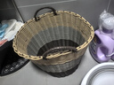 京惠思创脏衣篮浴室神器收纳篮收纳筐玩具收纳桶脏衣篓折叠洗衣篮棕色大号 实拍图