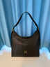 OMI欧米真皮hobo包腋下包单肩托特包包女斜挎包简约百搭轻奢黑色通勤 深邃黑(大号) 实拍图