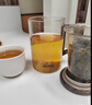 天喜（TIANXI）观山茶水分离杯玻璃高颜值办公室泡茶杯子耐高温过滤喝水茶道杯 【透明色】胡桃木把-500ml 实拍图