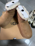 UGG冬季女士舒适时尚平底纯色圆头保暖休闲雪地靴短靴1174496 CHE | 栗色 40 鞋款偏小，建议拍大一码 实拍图