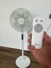 美的（Midea）【幸运草安睡风扇1S】家用轻音立式声控电风扇柔风遥控落地扇台式桌面小型大风量一级能效抗菌电扇 实拍图
