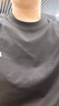 杰克·琼斯（JACK&JONES）25年男装T恤男夏季T恤舒适男士短袖凉感多色上衣纯色水洗不易走形 E39暗灰色 预售6月23日发货 L 实拍图