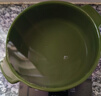 无印良品（MUJI） 炻瓷 双耳烤碗 微波炉烤箱用烤盘餐具 空气炸锅用 家用 绿色  11.5cm 实拍图