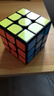 圣手 魔方磁力三阶2代三3阶魔方玩具专业比赛专用 黑色生日礼物 实拍图