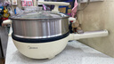 美的（Midea）电炒锅 电热锅 电蒸锅 电煮锅 电火锅 家用多功能锅5.5L煎炒一体 烤肉电热锅 HCG3214 配蒸笼木铲 实拍图