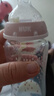 NUK德国NUK新生儿宽口径玻璃奶瓶120/240ml仿母乳防胀气奶瓶 粉色雨滴 240ml 3-6月 实拍图