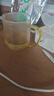 雅集筑茗玻璃茶杯茶水分离玻璃杯带盖带玻璃内胆办公家用耐热泡茶杯 实拍图