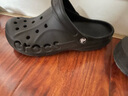卡骆驰crocs洞洞鞋贝雅男鞋女鞋轻便耐磨一脚蹬拖鞋休闲鞋|10126 黑色-001 43 (270mm) 实拍图