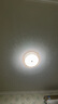 世界之星 欧式水晶吸顶灯led温馨卧室灯现代简约客厅灯过道走廊灯阳台灯具  直径50CM 高亮 三色调光 实拍图