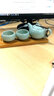汝道 汝窑简约便携旅行茶具汝瓷功夫茶具干泡茶盘套装 陶瓷茶壶茶杯整套快客杯一壶两杯办公旅行套装 鱼壶一壶两杯旅行套装 实拍图