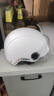 雅迪电动车新国标3C头盔 电瓶车头盔摩托车自行车头盔四季男女通用 3C新国标头盔 白色（赠送透明短镜片） 实拍图