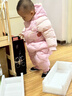 巴拉巴拉童装婴儿羽绒服宝宝连体衣新生儿2025冬加厚哈衣爬服208425120204 实拍图