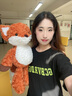 伊美娃娃跑步狐狸跑跑公仔娃娃毛绒玩具玩偶送女孩女生新年礼物生日礼物 实拍图