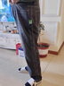 皮尔卡丹高档牛仔裤男2025秋冬新款宽松直筒中青年商务休闲加绒加厚长裤子 蓝灰色 【秋冬款】 32 【推荐体重140-150斤】 实拍图