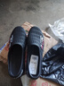 洞洞鞋男士秋冬外穿防滑防水透气沙滩鞋耐磨运动休闲开车包头凉鞋 魅力黑 【精品款，时尚潮流】 42 【标准运动鞋尺码】 实拍图