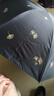 天堂伞太阳伞防晒防紫外线遮阳伞户外伞晴雨两用便携雨伞男女 银杏飞舞-黑色 实拍图
