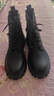 XO马丁靴男真皮牛皮2025秋冬靴子男士高帮男靴厚底鞋子男工装靴男鞋 黑色【镇店款-颜值实力派】A3901 42 实拍图