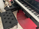 铂西诺（POXINO）实木烤漆加厚钢琴琴凳单双人可升降调高书箱钢琴椅凳古筝凳凳子 【单人| 马蹄加厚凳面 |无书箱】 实拍图