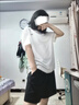 361°运动套装女春夏季冰丝速干t恤短裤女士休闲跑步健身篮球训练衣服 本白/基础黑【速干】 L 实拍图