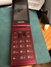 飞利浦（PHILIPS）V13P 海棠红 翻盖老人手机 移动联通电信4G全网通 双卡双待老年人手机大字大声音备用智能学生手机 实拍图
