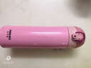 哈尔斯304不锈钢保温杯弹盖轻量户外车载500ml容量 蜜桃粉 500ml 实拍图