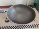 炊大皇（COOKER KING）钛康32cm炒锅 易洁平底不粘锅 电磁炉通用炒菜锅煎锅 TK32CG 实拍图