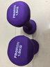 PROIRON普力艾 浸塑哑铃女士家用纯铁小哑铃儿童初学者健身 紫色1.5kg*2 实拍图