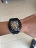马克华菲（FAIRWHALE）手表男士十大品牌全自动机械表运动防水国表圣诞节礼物送男友6180 实拍图
