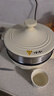 美的（Midea）电炒锅 电蒸锅 电煮锅 家用多功能电火锅 煎炒蒸煮炒菜锅 4L多用途锅一体宿舍锅 HCG2816 配蒸笼 实拍图