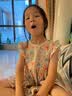 迪士尼女童裙子夏2025新款公主裙碎花裙儿童连衣裙PBZPL3053 樱花粉 140 实拍图