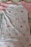 南极人儿童睡衣夏季女童薄款纯棉卡通少女家居服连衣裙 粉色小兔 140 实拍图