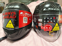 LS2碳纤维摩托车头盔男女机车赛车四季通用全盔四季防雾大尾翼FF801 6K单镜片-碳纤大尾翼款-亮黑 M（建议53-54头围） 实拍图