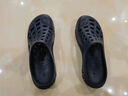 迪卡侬（DECATHLON）游泳男士凉鞋沙滩拖鞋洞洞鞋外穿NABD2028002深蓝色网格款44码 实拍图