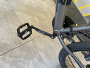 永久自行车脚踏山地车脚蹬子配件公路车润滑防滑铝合金儿童折叠车通用 全铝脚踏-黑色 实拍图