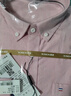 罗蒙（ROMON）纯棉牛津纺长袖衬衫男春秋中青年时尚职业工装衬衣1085粉色40 实拍图