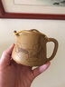 艾莹嘉宜兴紫砂壶名家季君和纯全手工刻绘茶壶原矿段泥虾小高石瓢泡茶壶 实拍图