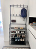 木双福鞋架门口多层家用鞋帽一体鞋柜出租屋置物架宿舍收纳柜 实拍图
