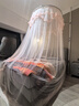 维美诗家用蚊帐卧室2025新款免安装1.8x2米儿童公主风吊顶式圆顶1.2x2米 杏色 200cm*150cm*300cm 实拍图