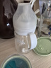 好孩子（gb）新生儿防胀气玻璃奶瓶仿母乳奶瓶宝宝重力球学饮奶瓶铂金系列灰色 实拍图