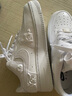 耐克NIKE板鞋女空军一号小白鞋 AIR FORCE 1 运动鞋 HF2016-100白36 实拍图
