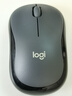 罗技（Logitech）M220 轻音鼠标 无线鼠标 办公鼠标 对称鼠标 带无线微型接收器 灰黑色 实拍图