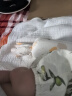babycare全棉六层纱布方巾拉伸尺寸30*30CM哈沃伊天空蓝 实拍图